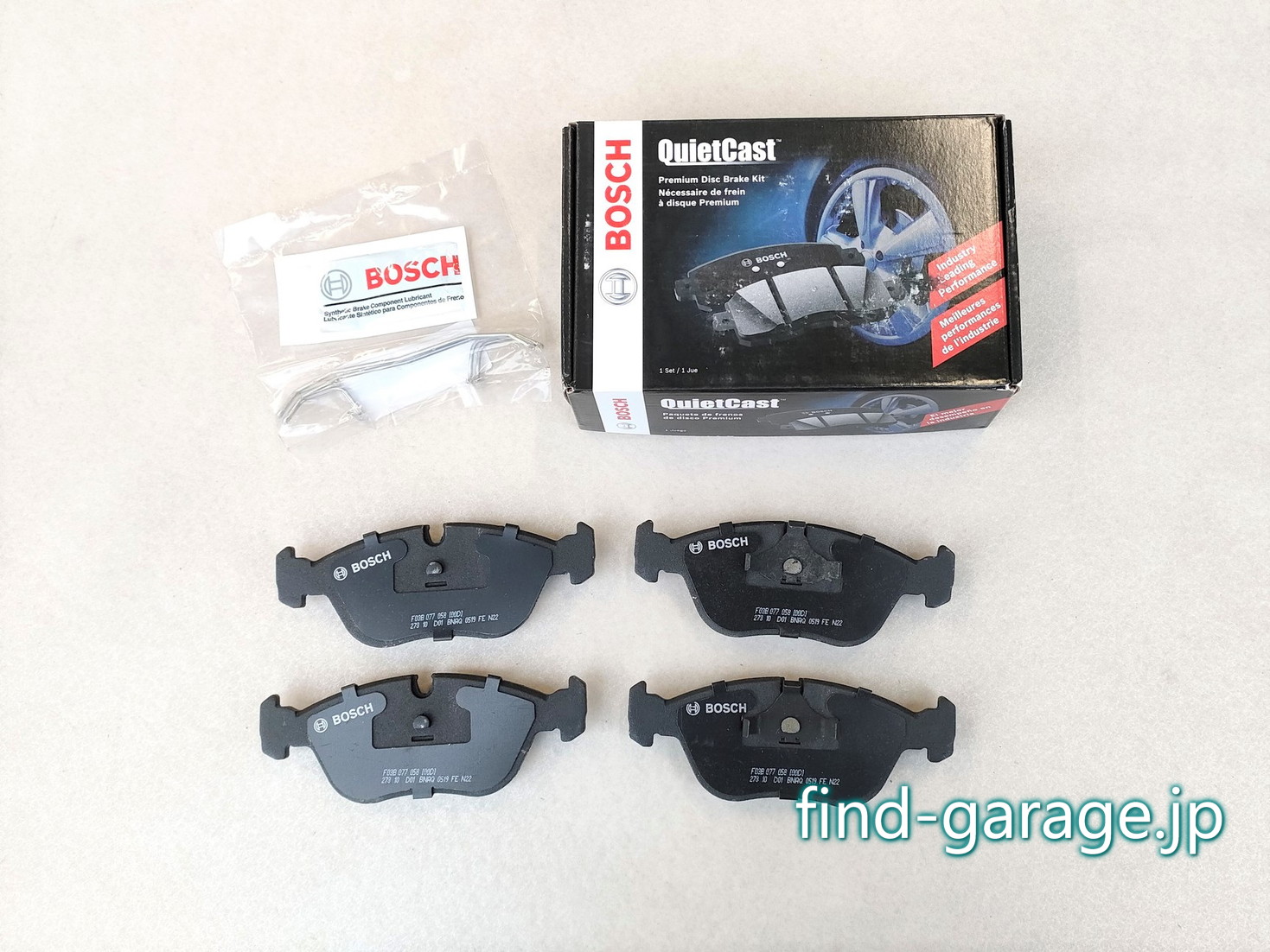 フロントブレーキパッド　BOSCH　ボルボ中古部品・パーツ販売　品番31341243対応　ファインドガレージ